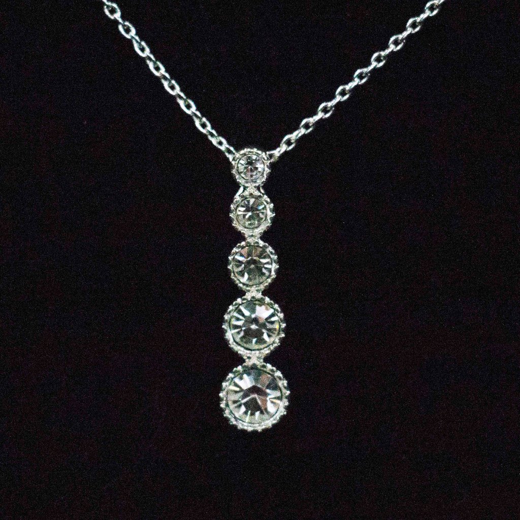 Pendant Of Graduating Circular Rhinestones Jnptsc1